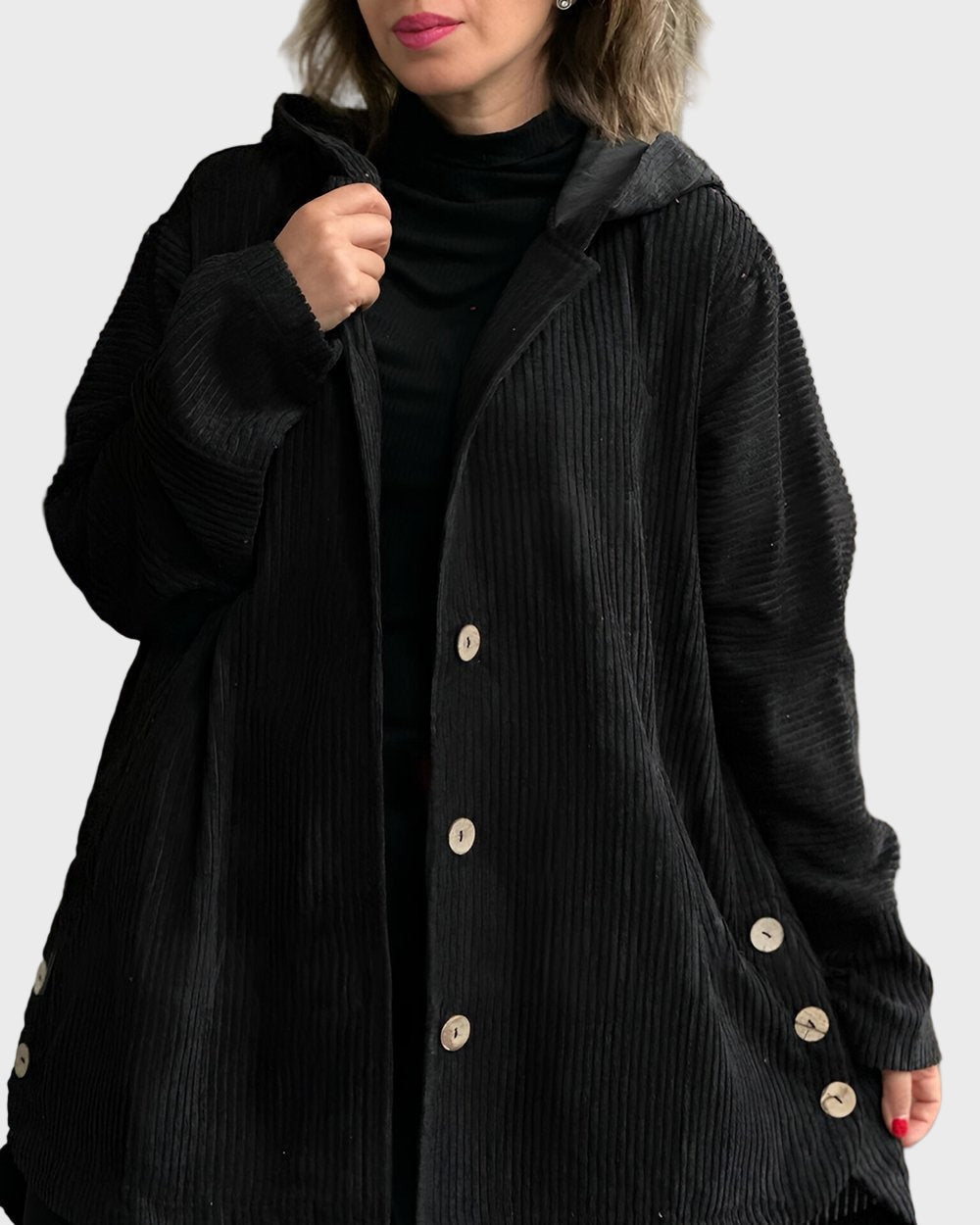 Rowan | Corduroy Hooded Jacket
