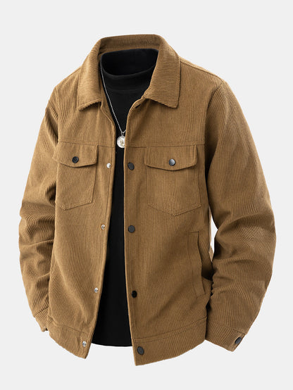 Logan | Retro Pocket Corduroy Jacket