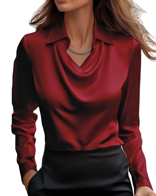 Abigail | Satin look Blouse
