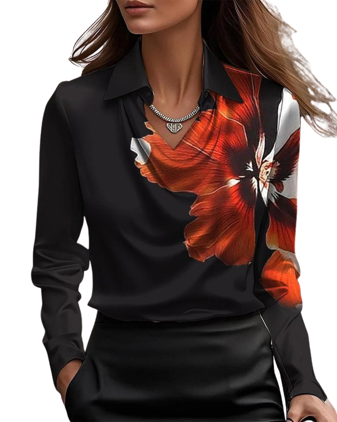 Addison | Satin look Blouse
