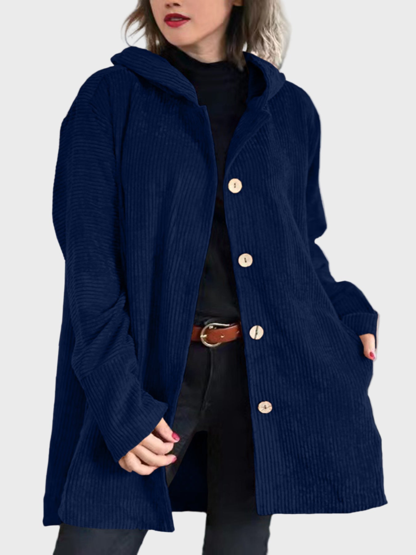Rowan | Corduroy Hooded Jacket