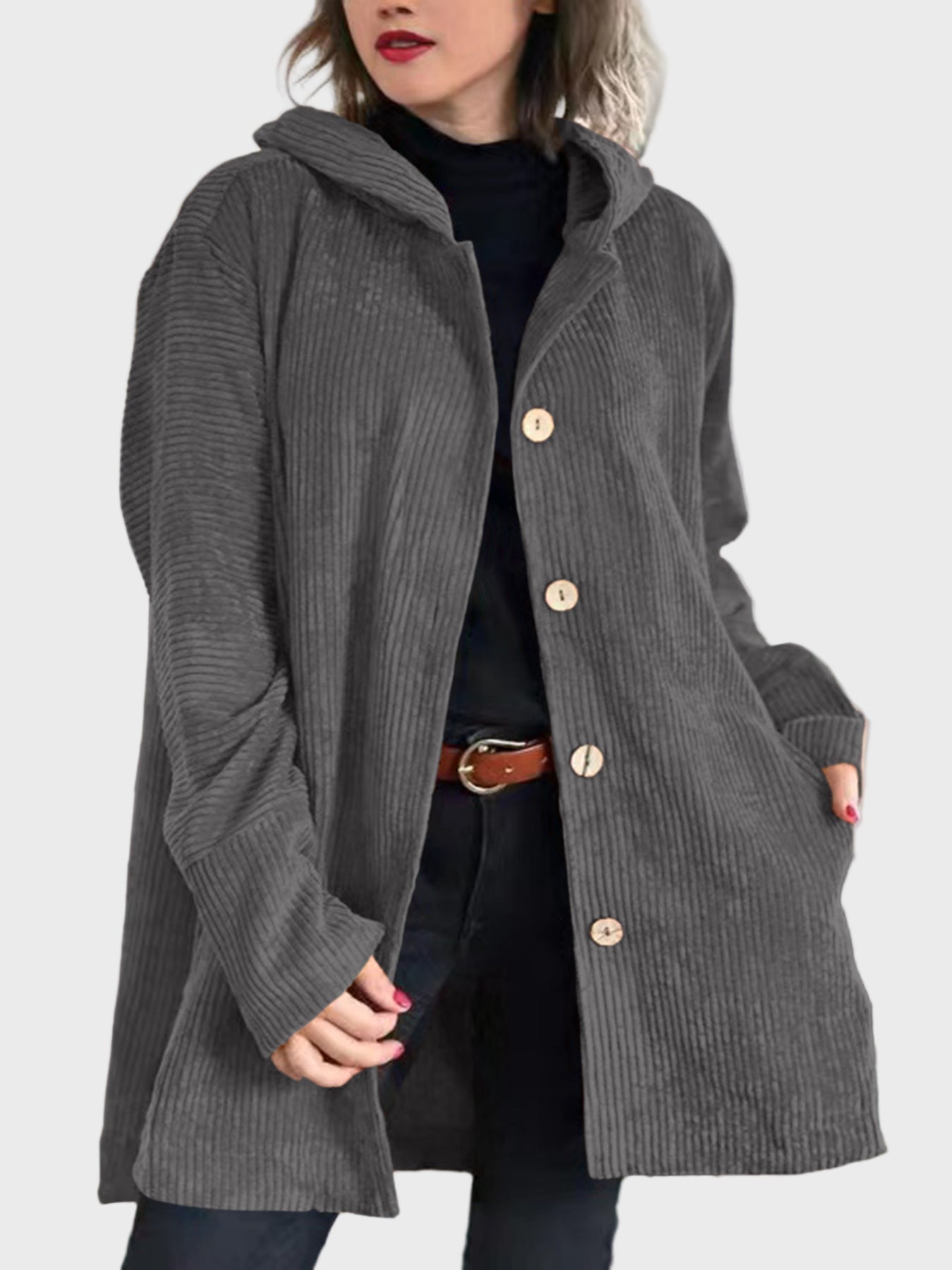 Rowan | Corduroy Hooded Jacket
