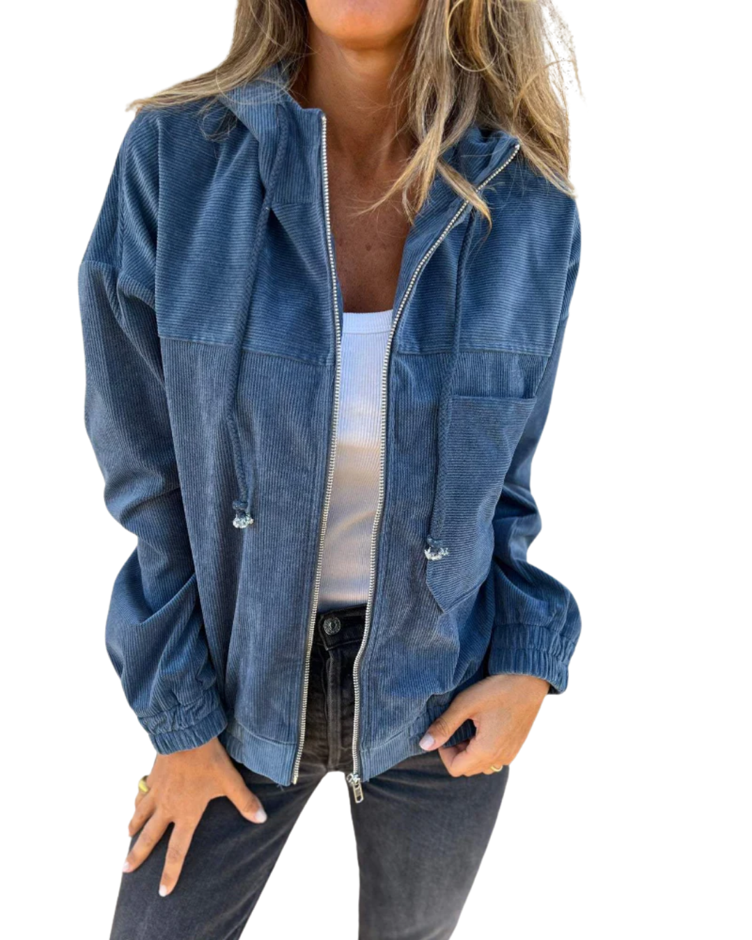Kerrie | Corduroy jacket with zipper