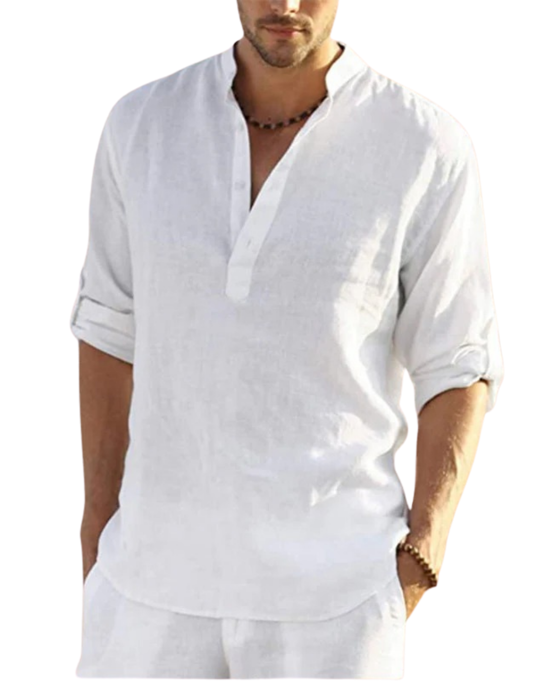 Ethan | Casual Linen Long Sleeve Shirt