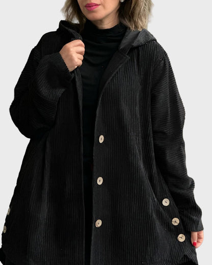 Rowan | Corduroy Hooded Jacket