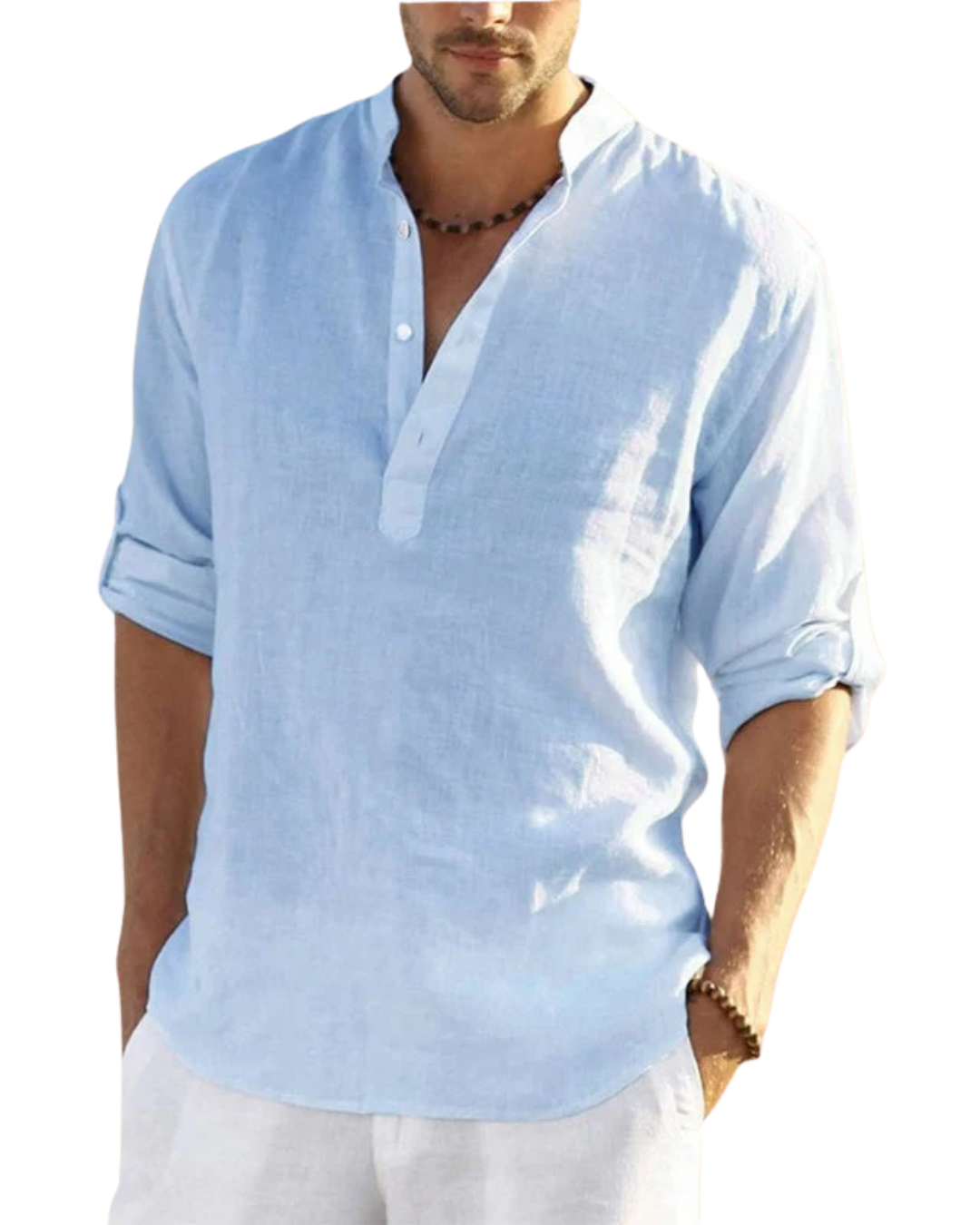 Ethan | Casual Linen Long Sleeve Shirt