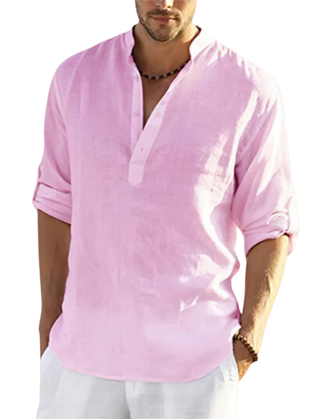 Ethan | Casual Linen Long Sleeve Shirt