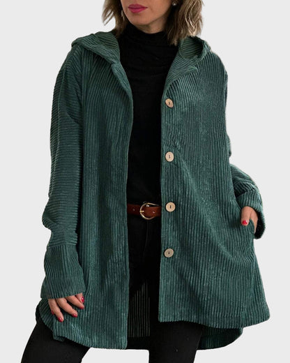 Rowan | Corduroy Hooded Jacket