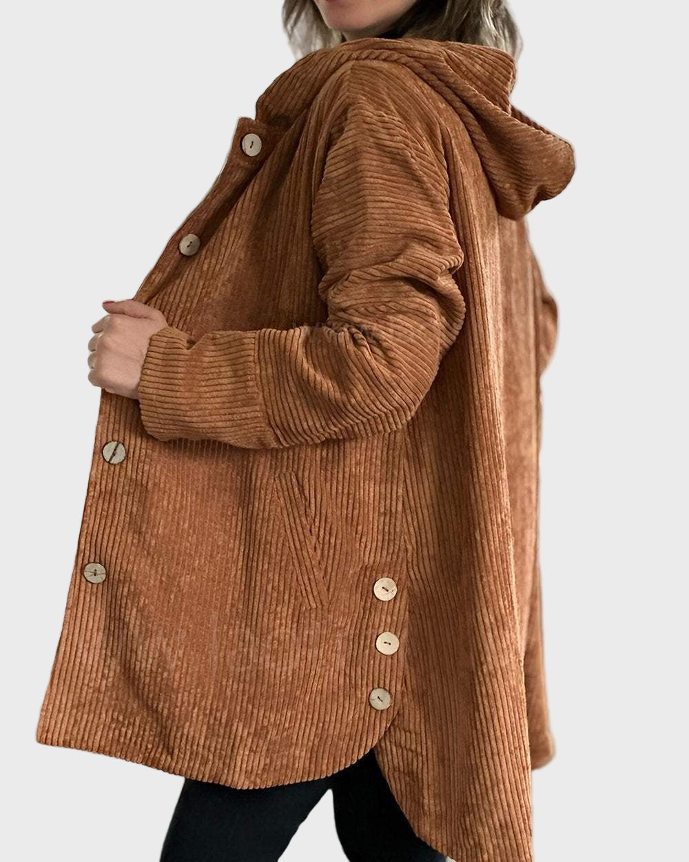 Rowan | Corduroy Hooded Jacket