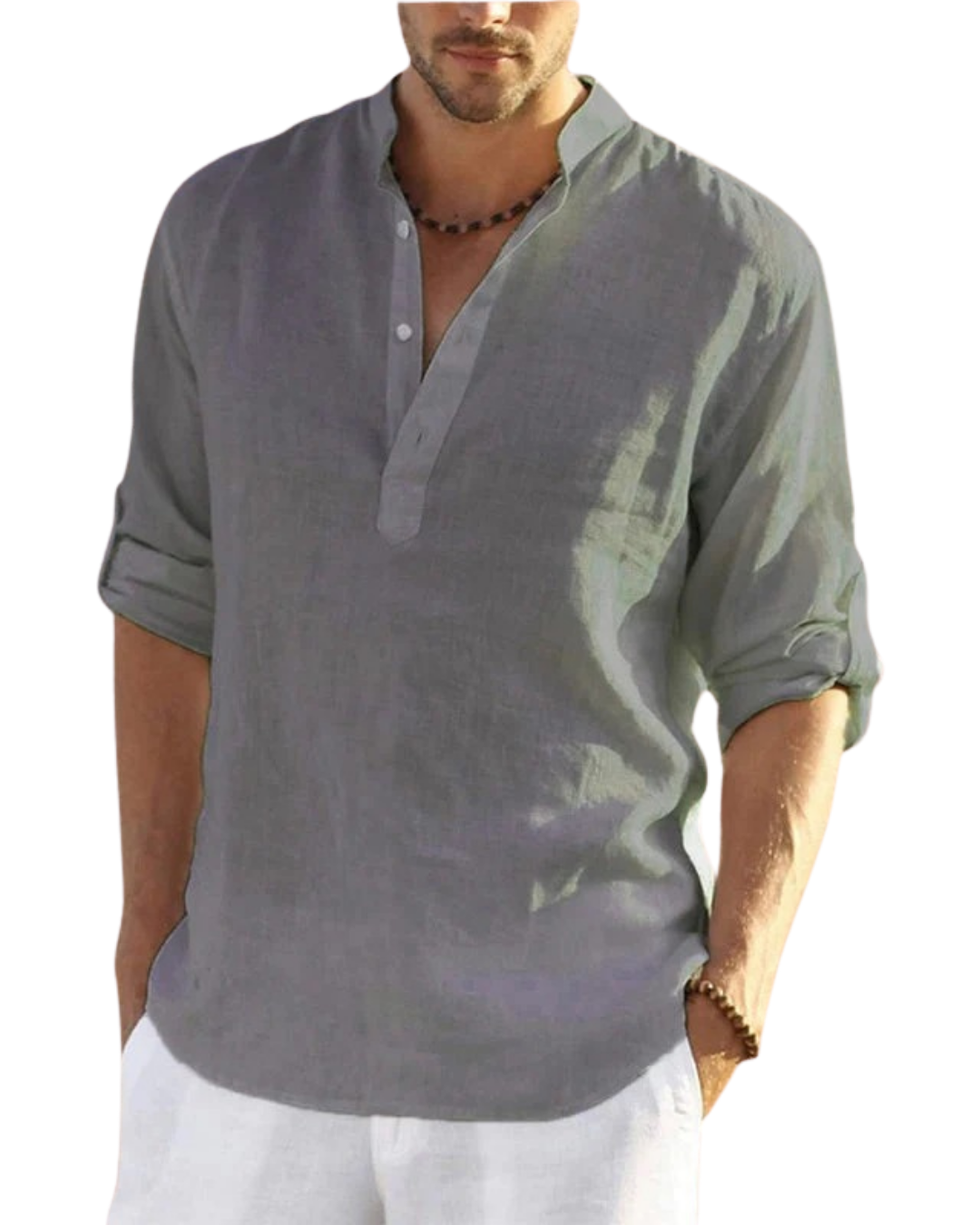 Ethan | Casual Linen Long Sleeve Shirt