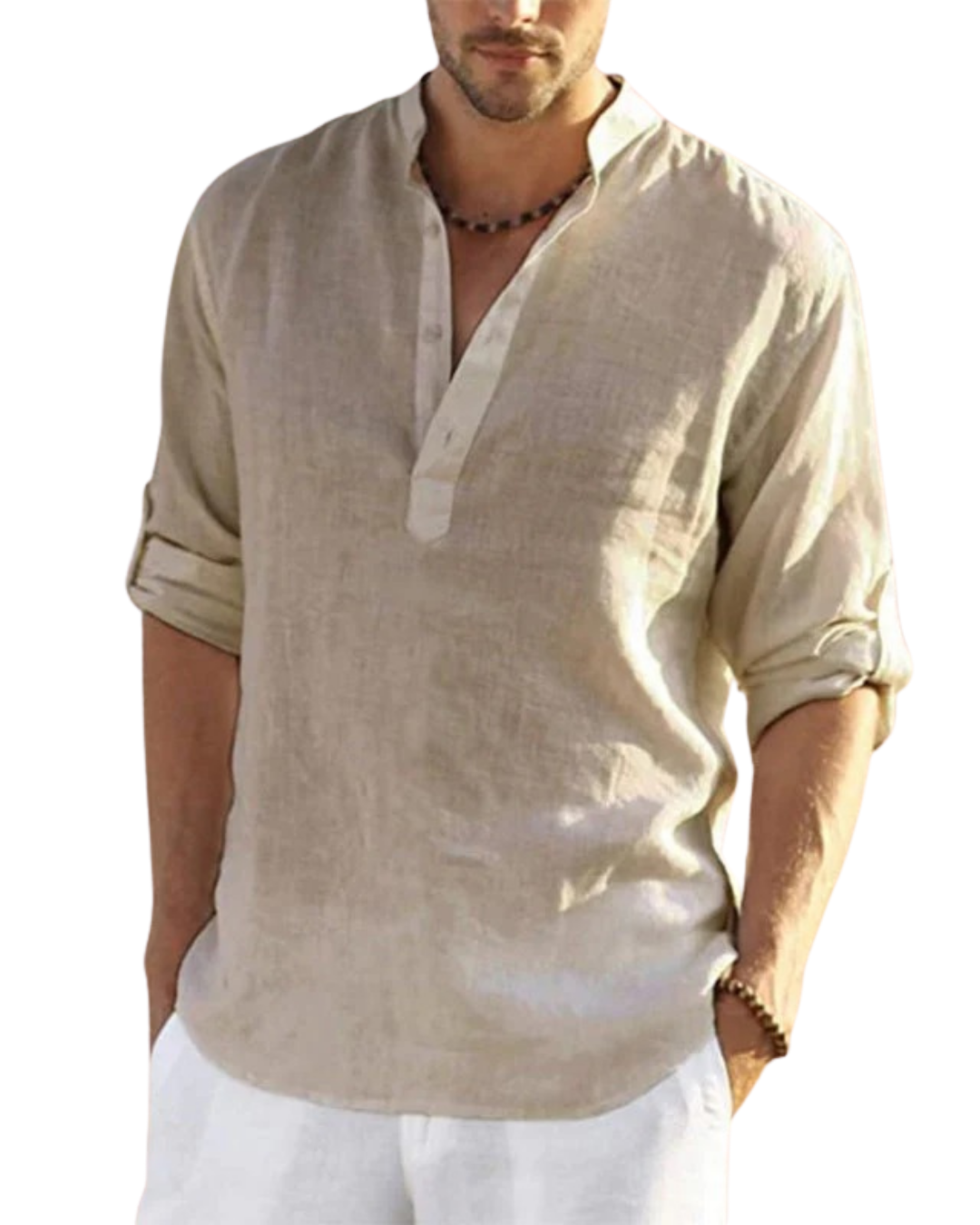 Ethan | Casual Linen Long Sleeve Shirt