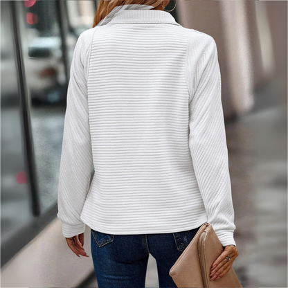 Amelia | Half-Zip Detailed Pullover